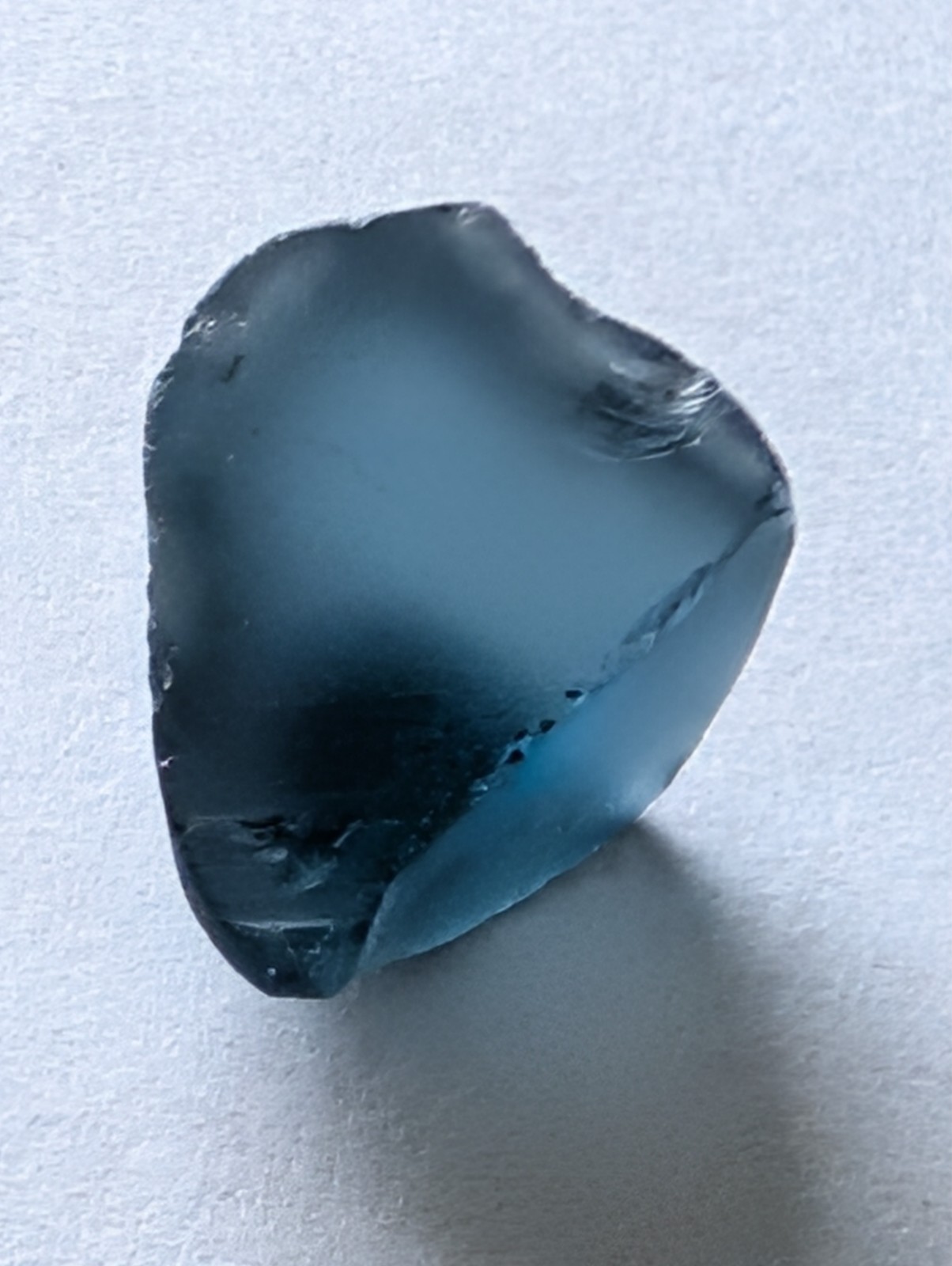 USA seller 14.06 Prime Flawless London Blue Topaz facet rough gemstone specimen