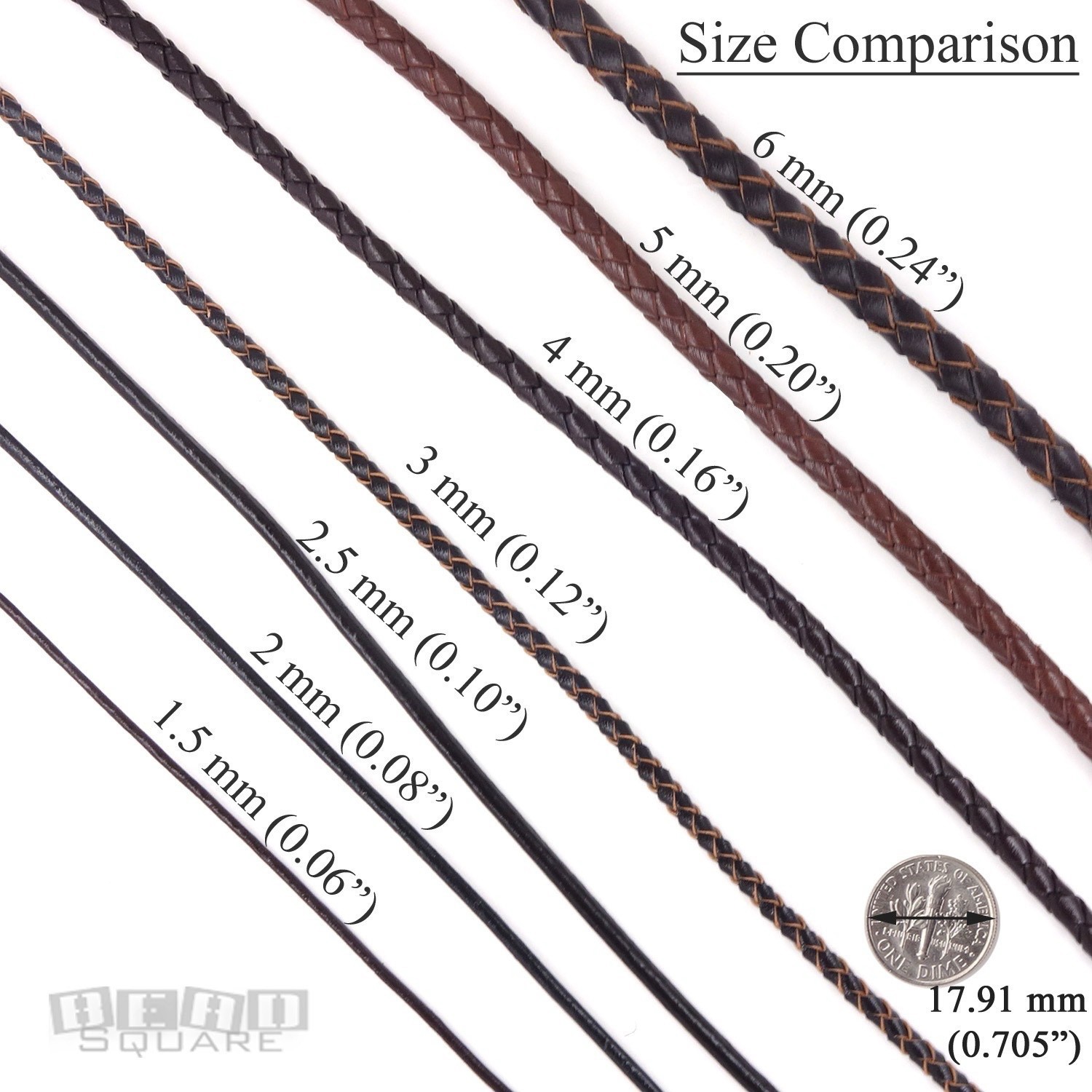 Sterling Silver 2mm Round Genuine Leather Cord Necklace w/ S Hook Clasp [12-40″]