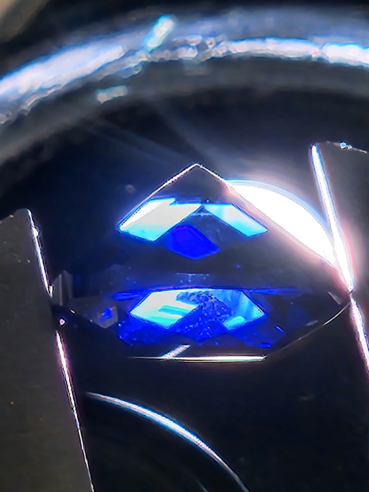2.5CT 8mm Blue Sapphire Cushion Cut [Lab Created] $1099 MSRP