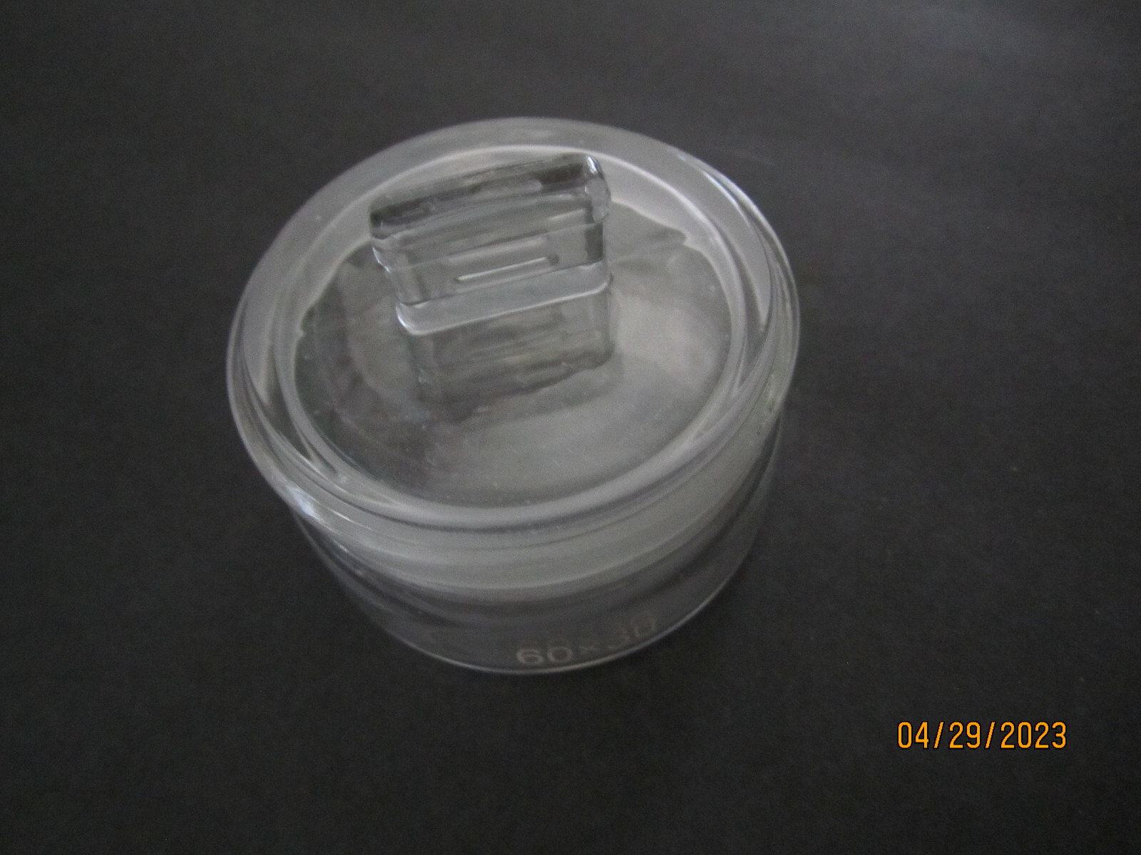 Glass Watch Parts cleansing jar for One Dip, Benzene, etc. US SELLER!