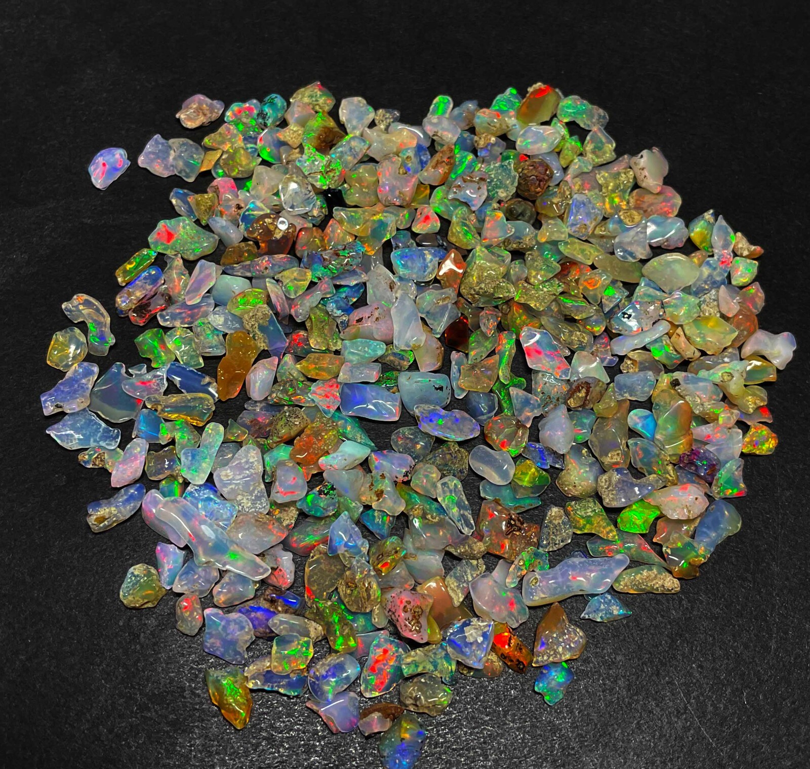 Natural AA Quality Ethiopian Opal Polish Rough Loose Gemstone Lot 100 CT