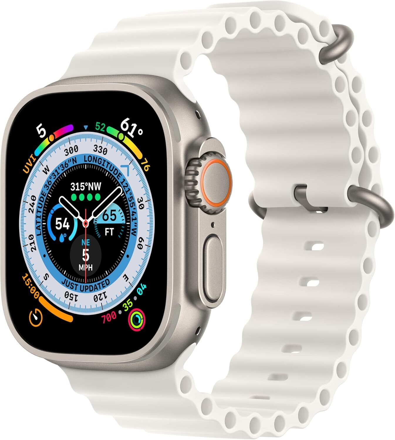 Genuine Apple Ocean Band 49mm 45mm Watch Series 6 7 8 9 SE Ultra Fits 130- 200mm