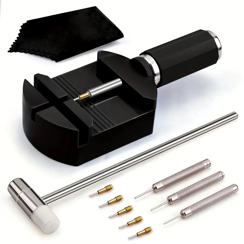 Metal Adjustable Watch Band Strap Bracelet Link Pin Remover Repair Tool Kit US