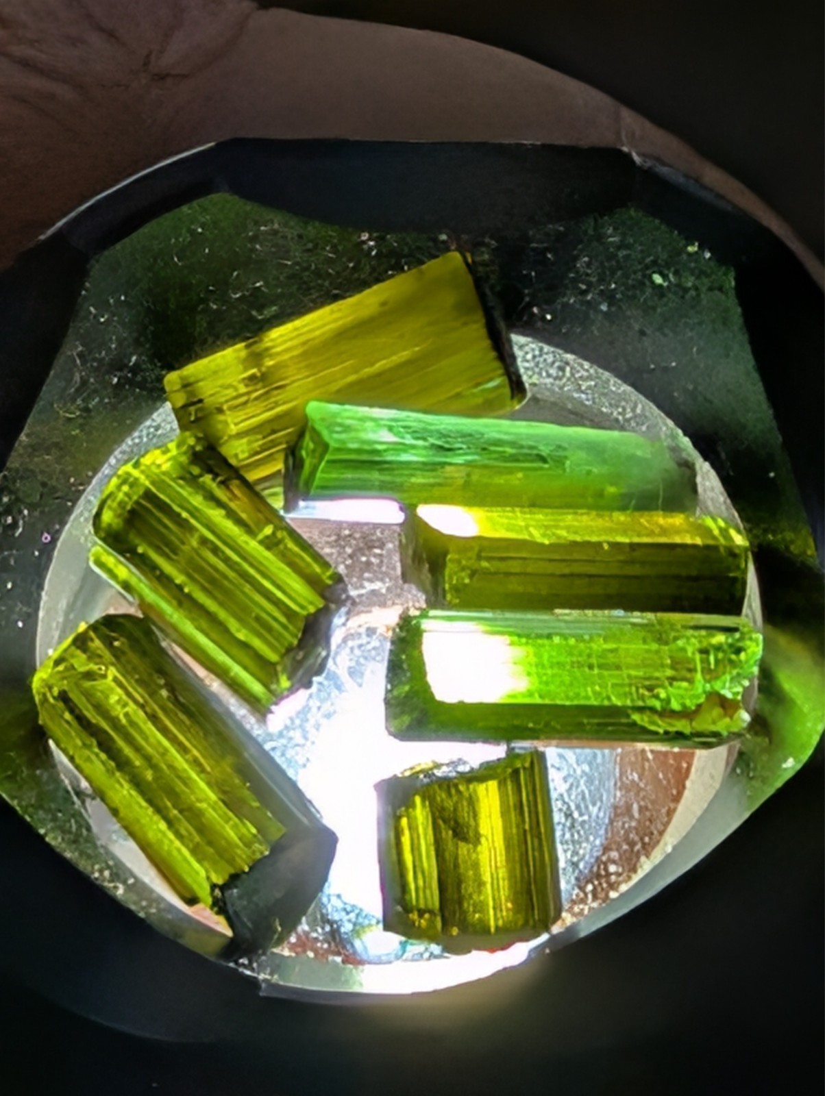 USA seller 15.5 ct IF flawless closed C tourmaline facet rough gemstone specimen