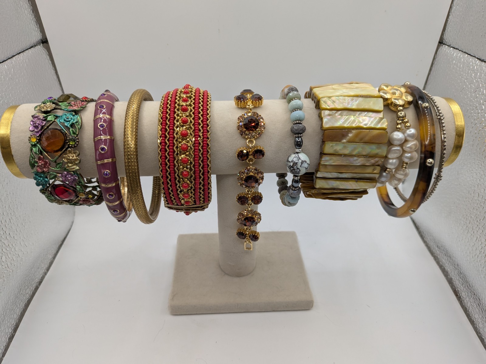 Costume Fashion Bracelet Bulk Lot 10 Pieces Vintage To Now, Various Styles