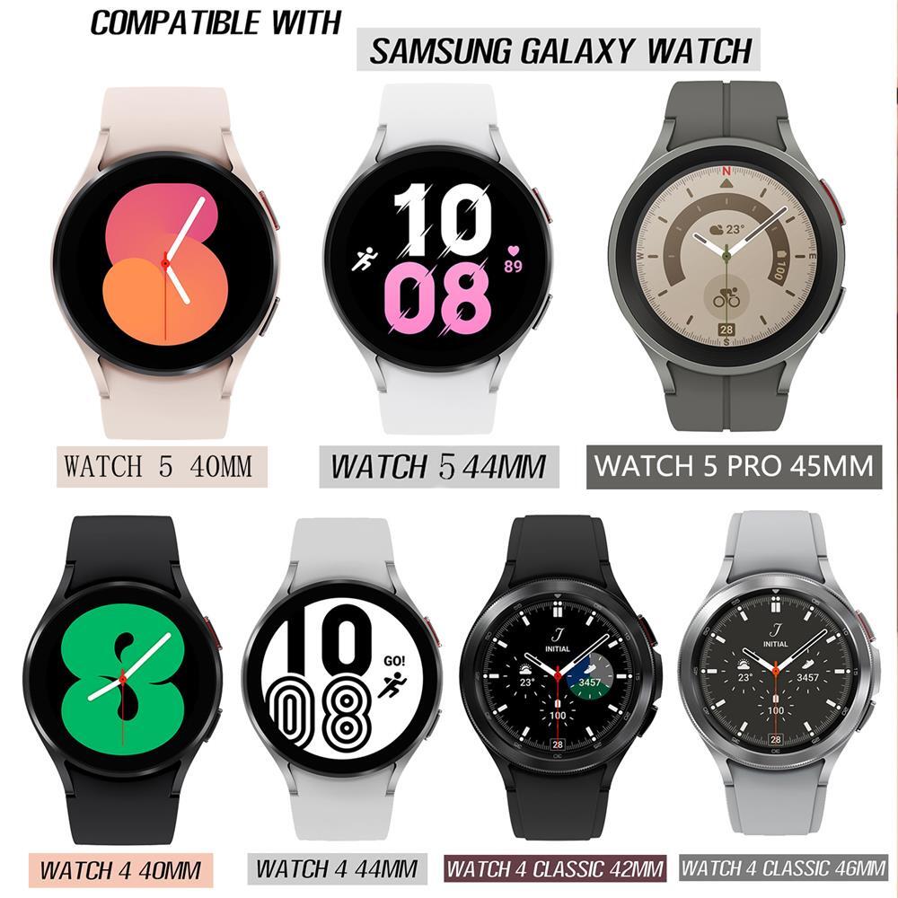 New Silicone Watch Band Strap For Samsung Galaxy Watch 4 5 6 7 40/44/43/47mm