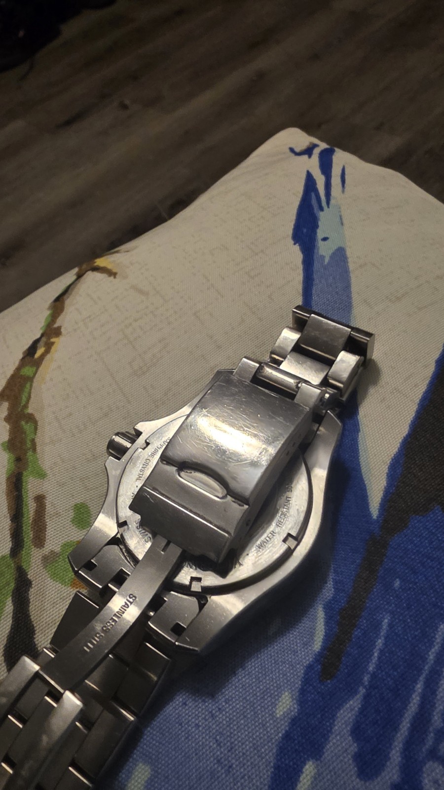 Victorinox Swiss Army Diver 500m Quartz Stainless Bracelet Silver Dial Date