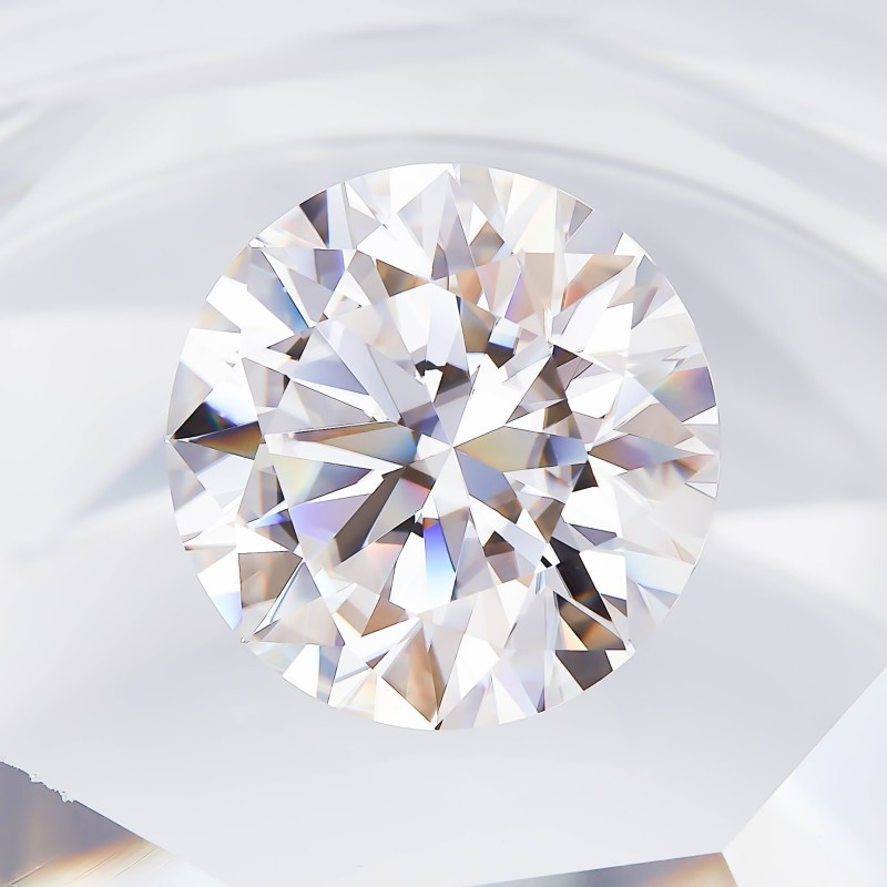 US Full Size Round Cut 0.1-10ct D Color VVS1 Loose Moissanite Stone with GRA