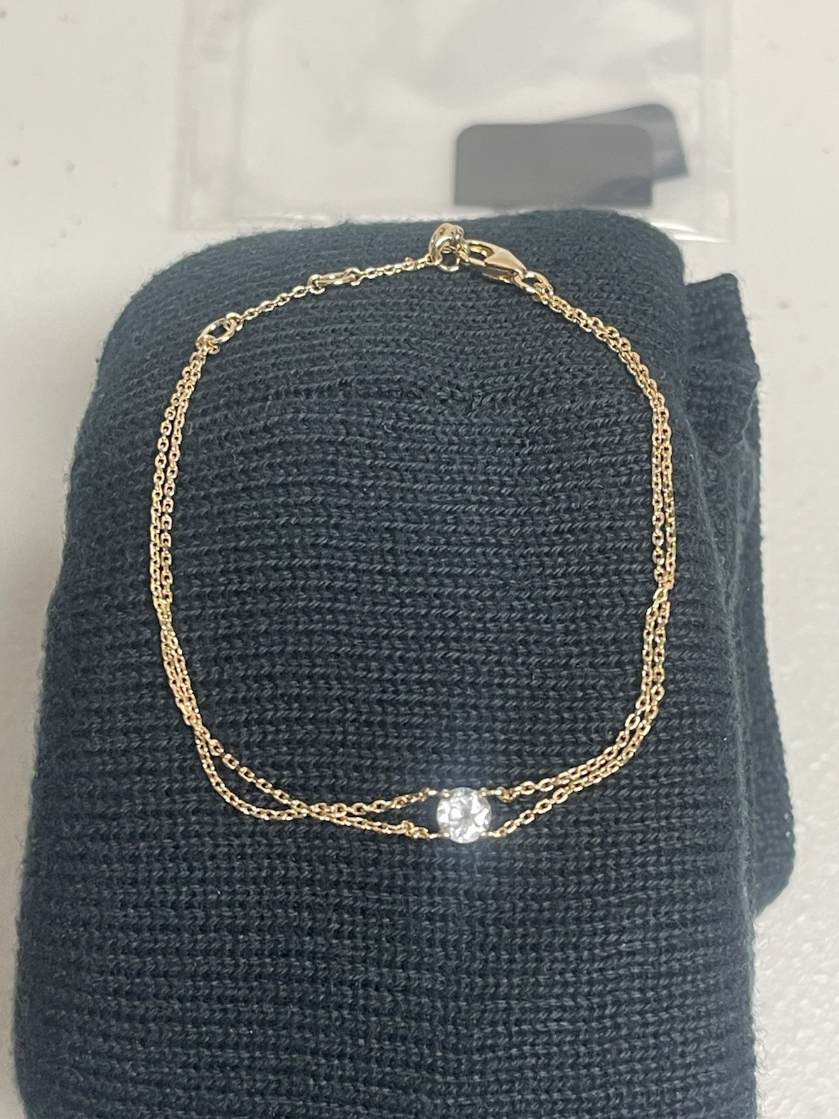 Mejuri Bracelet 18k Gold Vermeil Lab Grown Sapphire