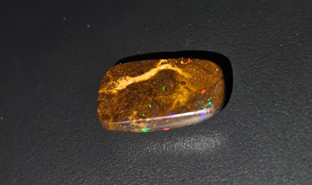 Boulder Opal Cabochon Gemstone From Queensland Australia- 6.39cts.