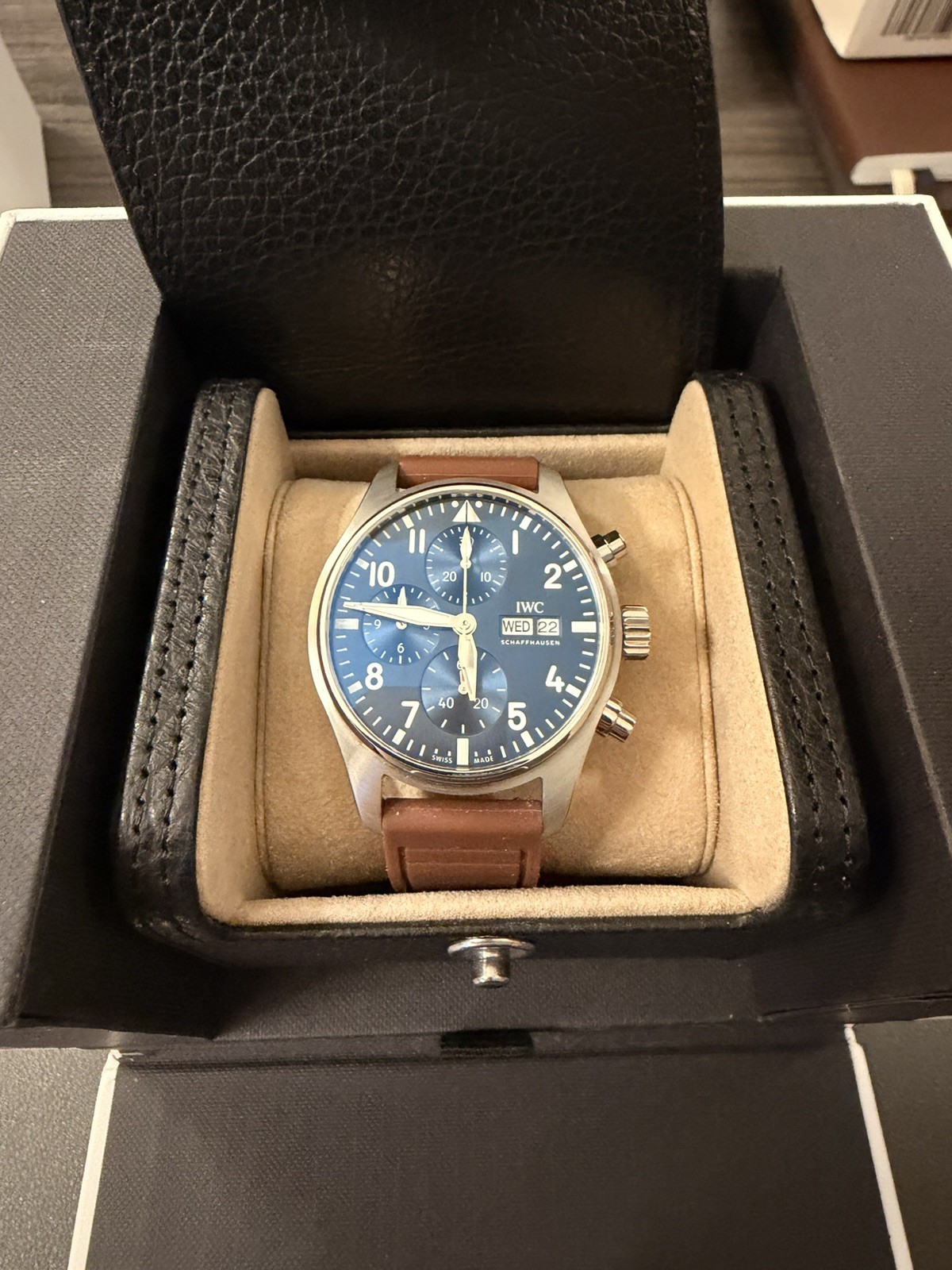 IWC Pilot’s Watch Chronograph IW388102 41mm Box Papers Extra Straps
