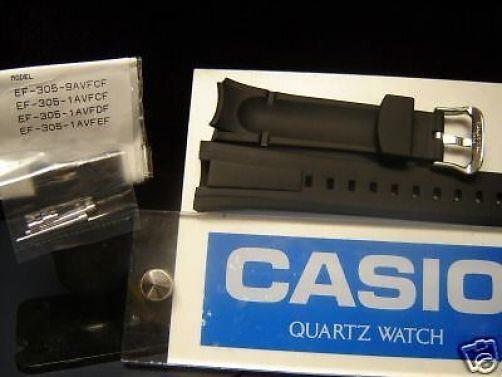 Casio watch band EF-305 w/pins.Alternative For OC-500 Watchband -see description