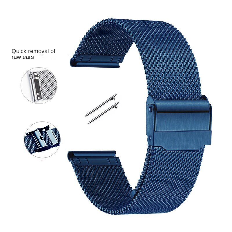 Premium Metal Stainless Steel Watch Strap Band Milanese Quick Release 12mm-24mm