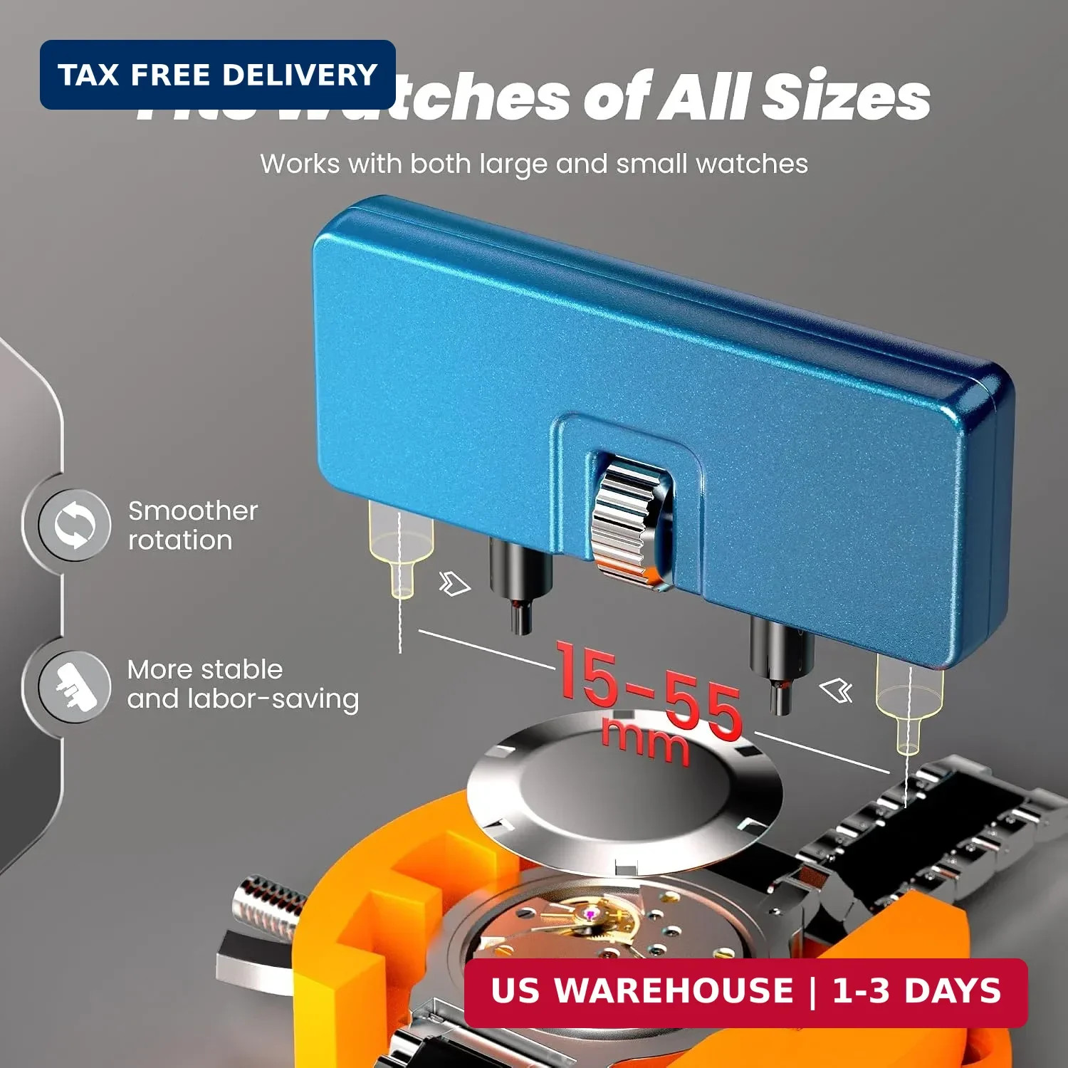 JOREST Watch Battery Replacement Kit, Watch Repair Screwdriver, Watch Band Repla