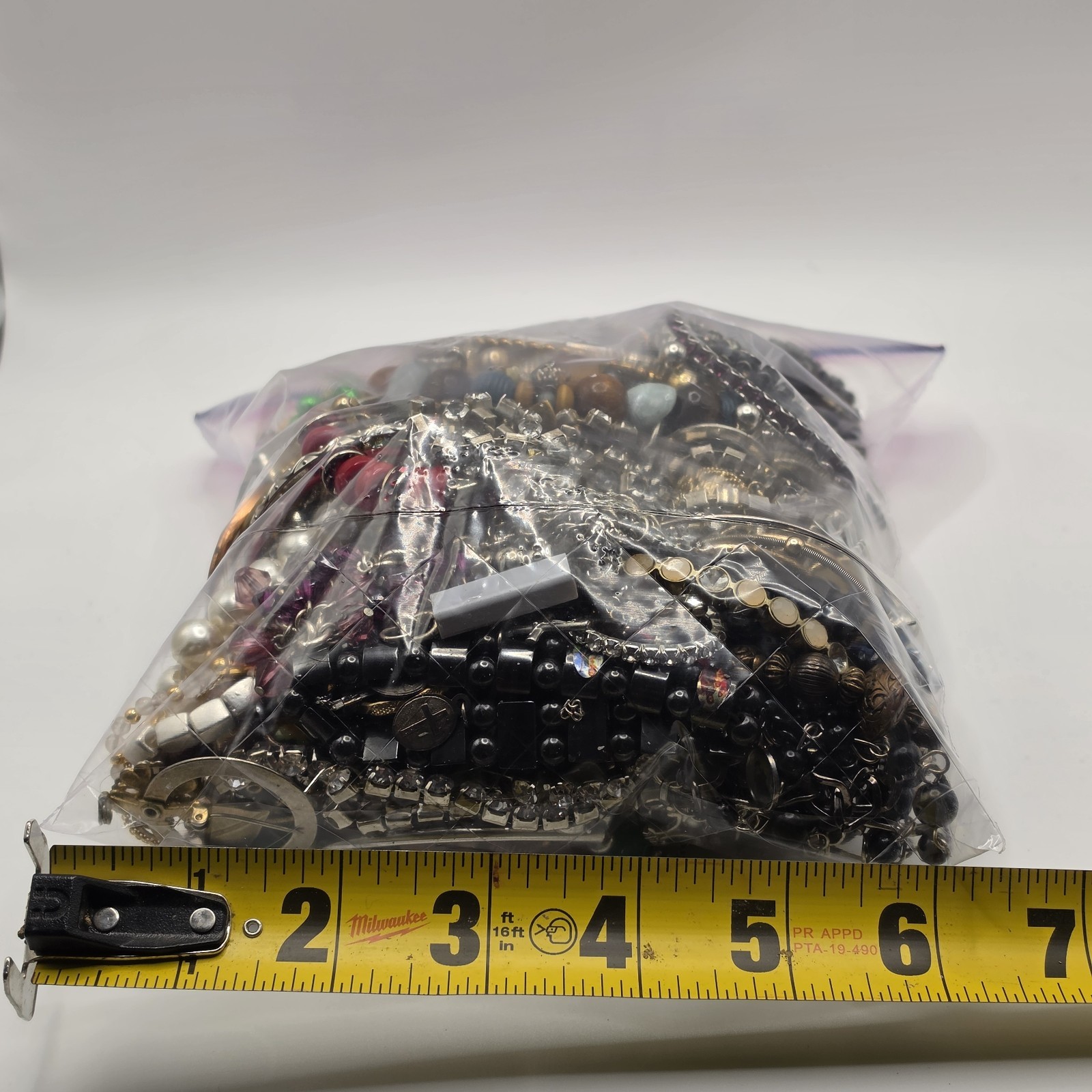 Bag Old Unsearched Jewelry Lot Vintage Estate Find Junk Drawer Aprox 4lbs