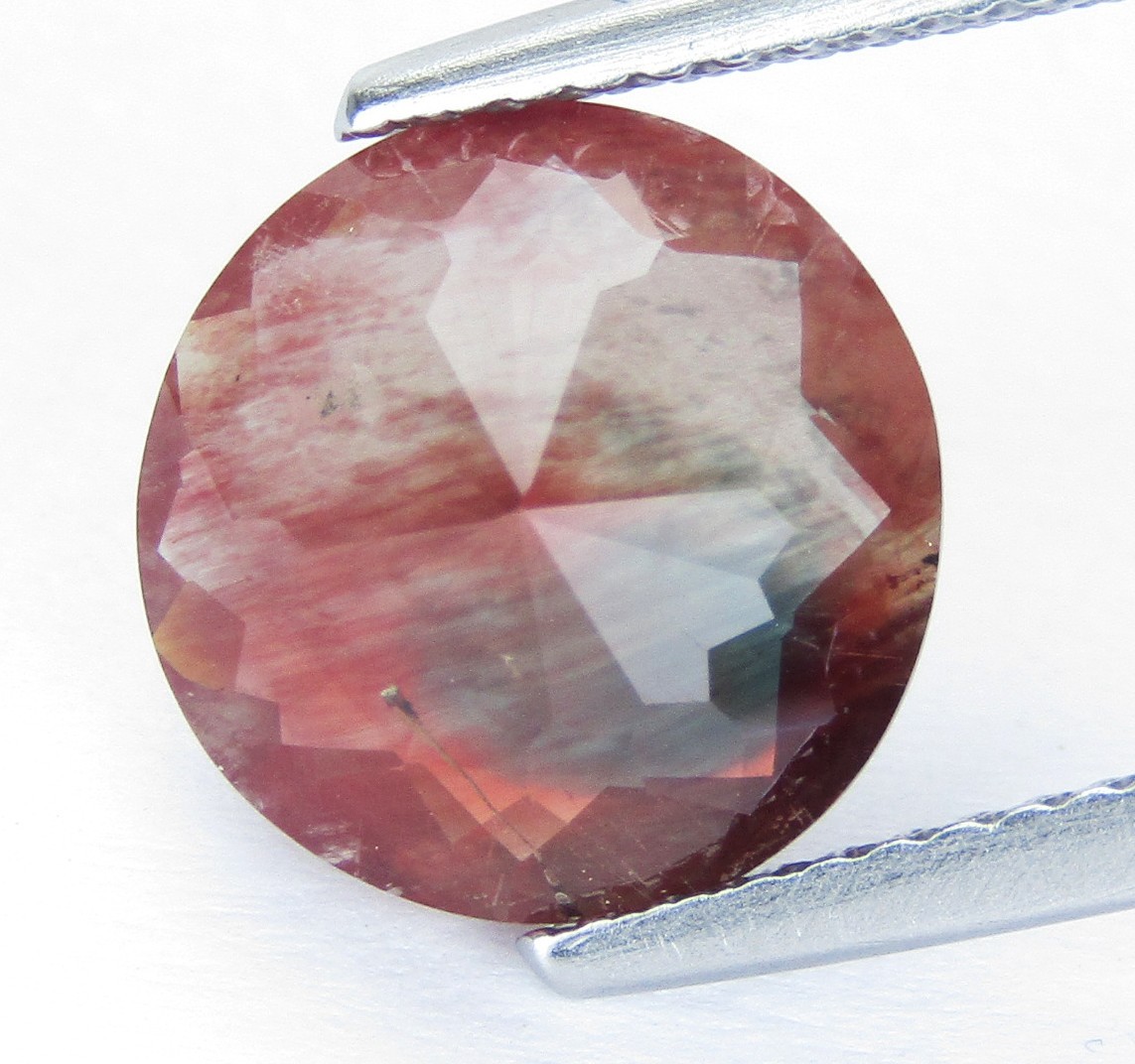 3.07Cts Pretty Natural Andesine 10.2mm Round Cut Loose Gemstone From Congo –VDO