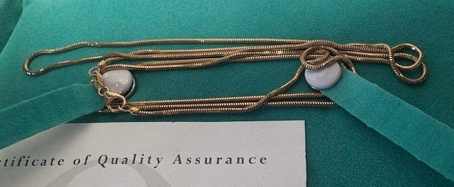 NIB VTG 14K YELLOW GOLD ETERNAGOLD 1.5mm SNAKE CHAIN NECKLACE RARE 32 INCH LONG