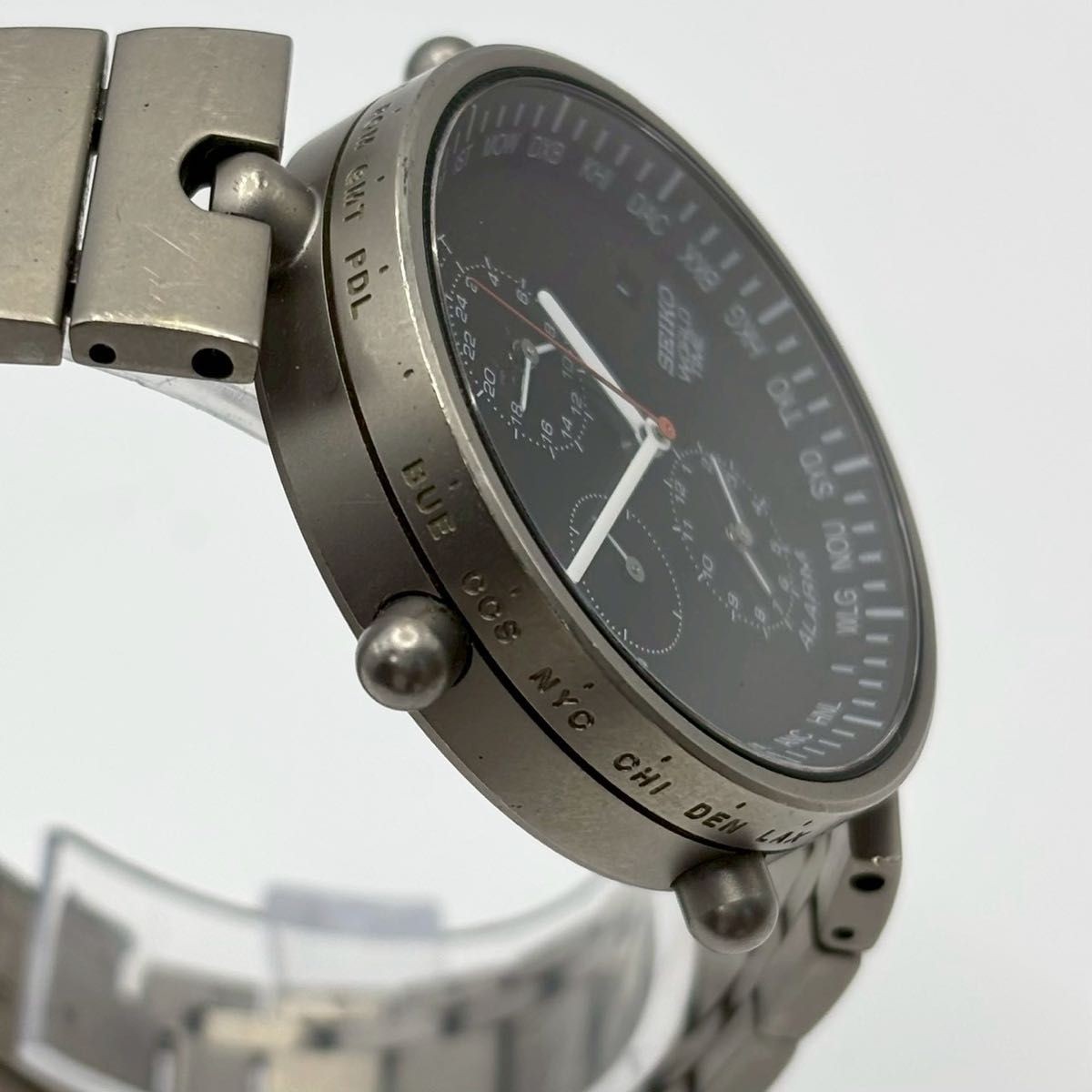 SEIKO World Time 5T52-0010 Quartz Limited Watch