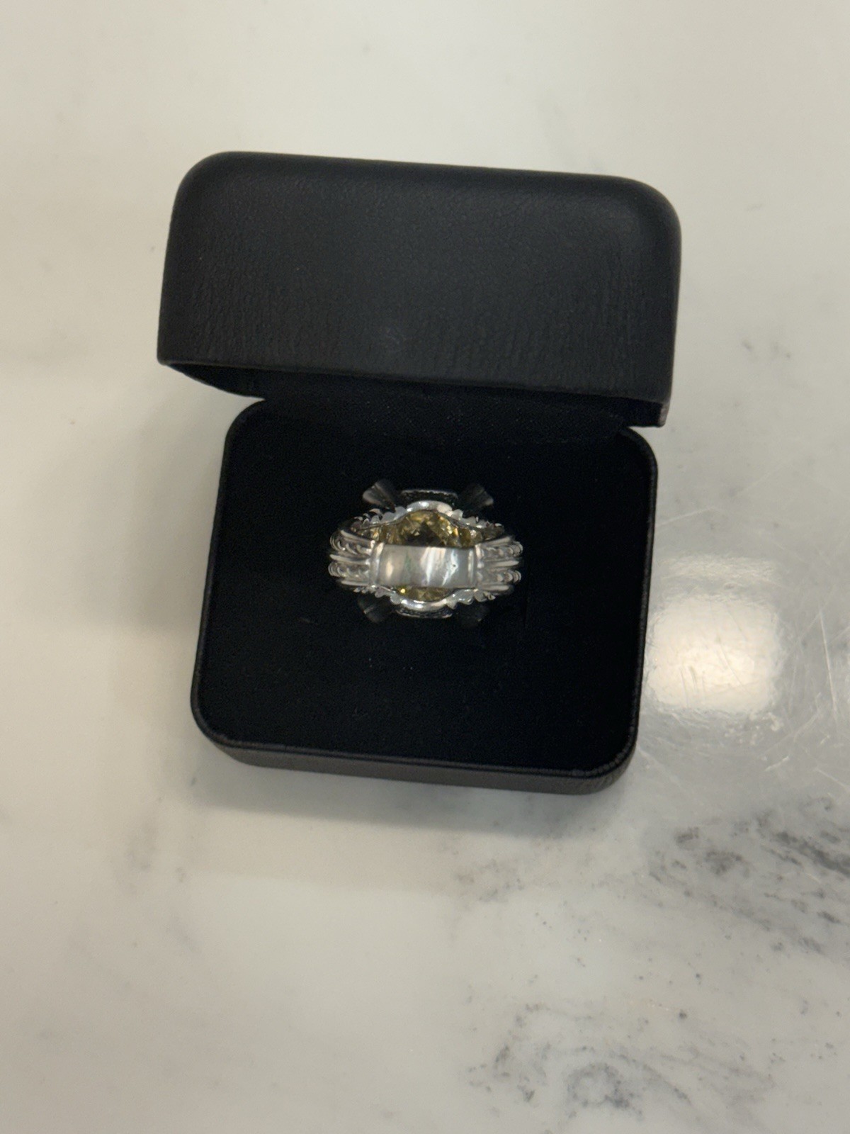 Yellow Gemstone Ring