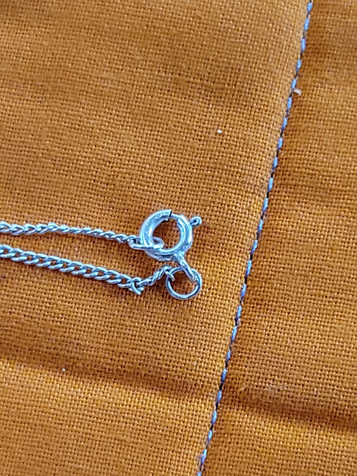 .925 Sterling Silver And (&) Symbol Necklace