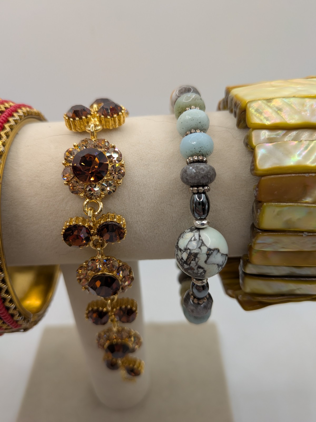 Costume Fashion Bracelet Bulk Lot 10 Pieces Vintage To Now, Various Styles