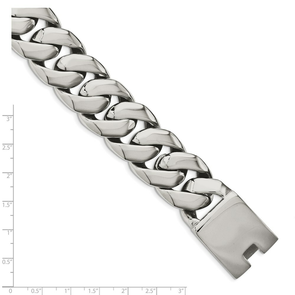 Stainless Steel Polished 9in Bracelet