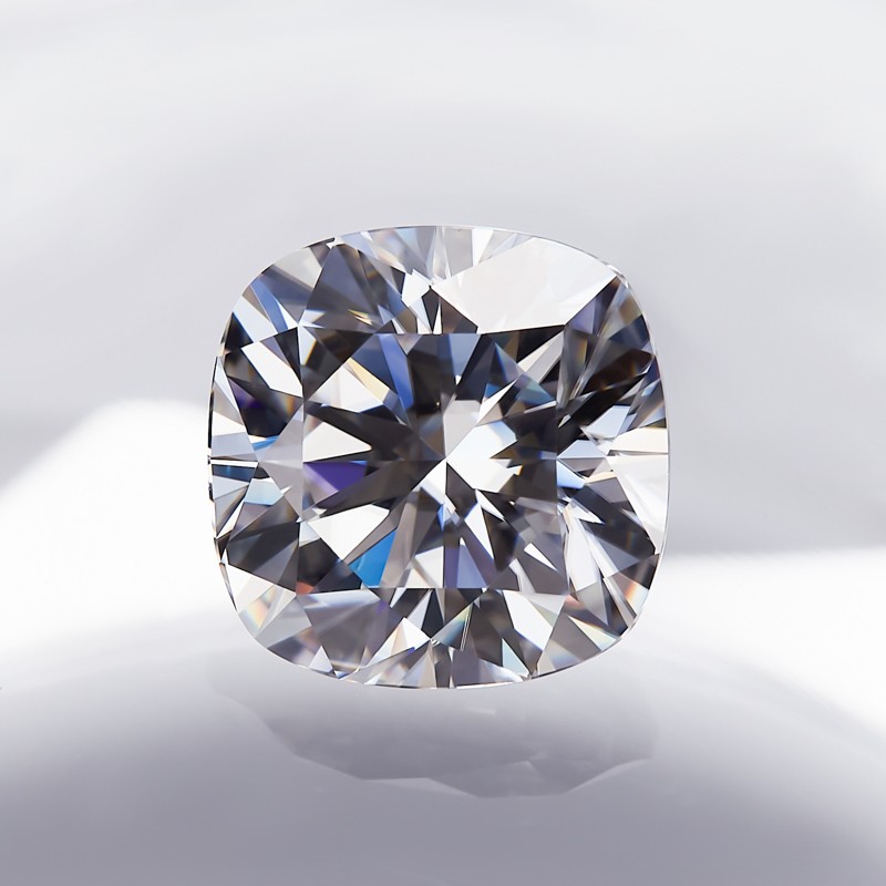 US GRA Cushion Cut 0.1-4ct Moissanite Loose 1-10pcs D Color VVS1 Wholesale Price