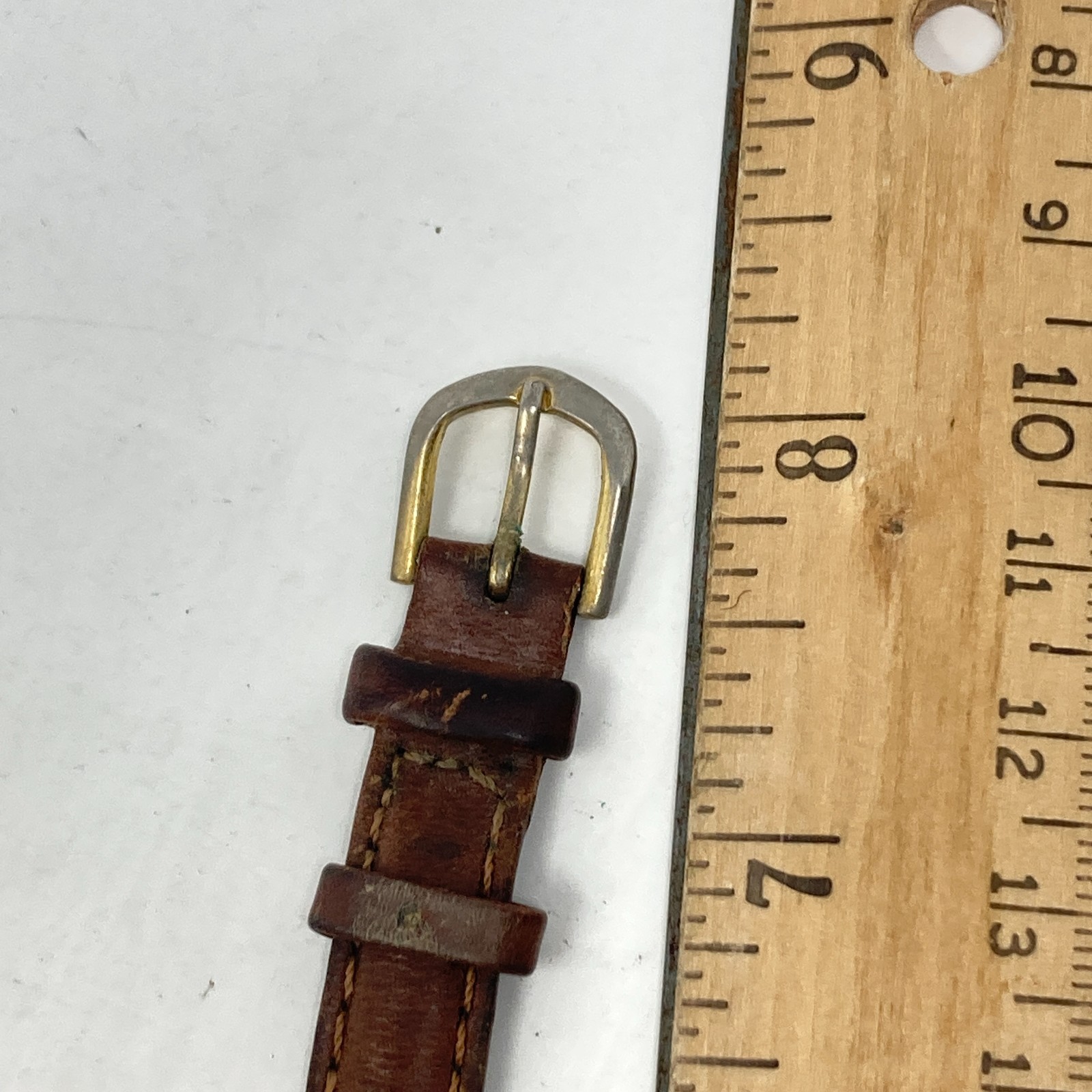 Canada Watch Women 26mm Maple Leaf Wood Leather Band New Battery 7.5″