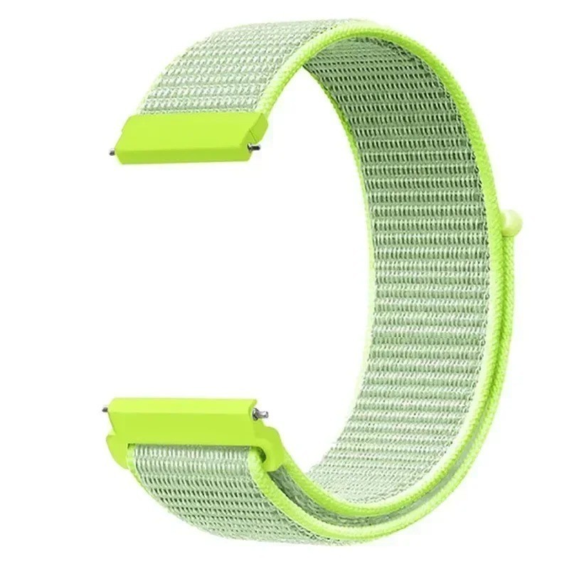 20mm 22mm Woven Nylon Sport Loop Watch Band Strap W/ Quick Release Spring Pins
