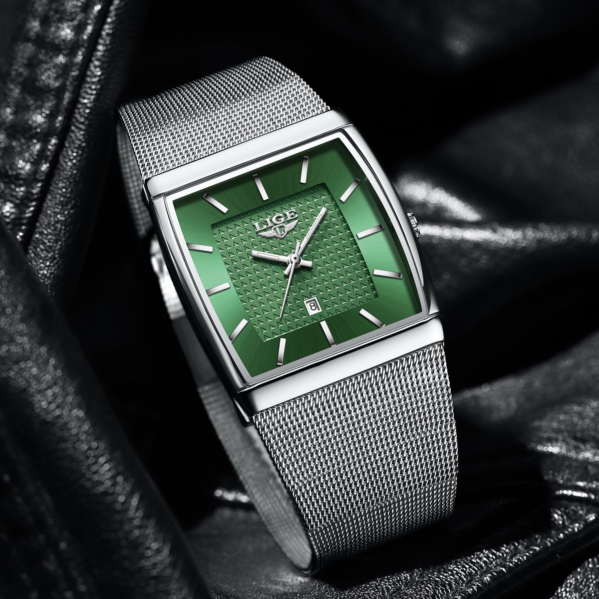 2026 Men Watch Quartz Date Luminous Waterproof Ultra-thin Business Wristwatch