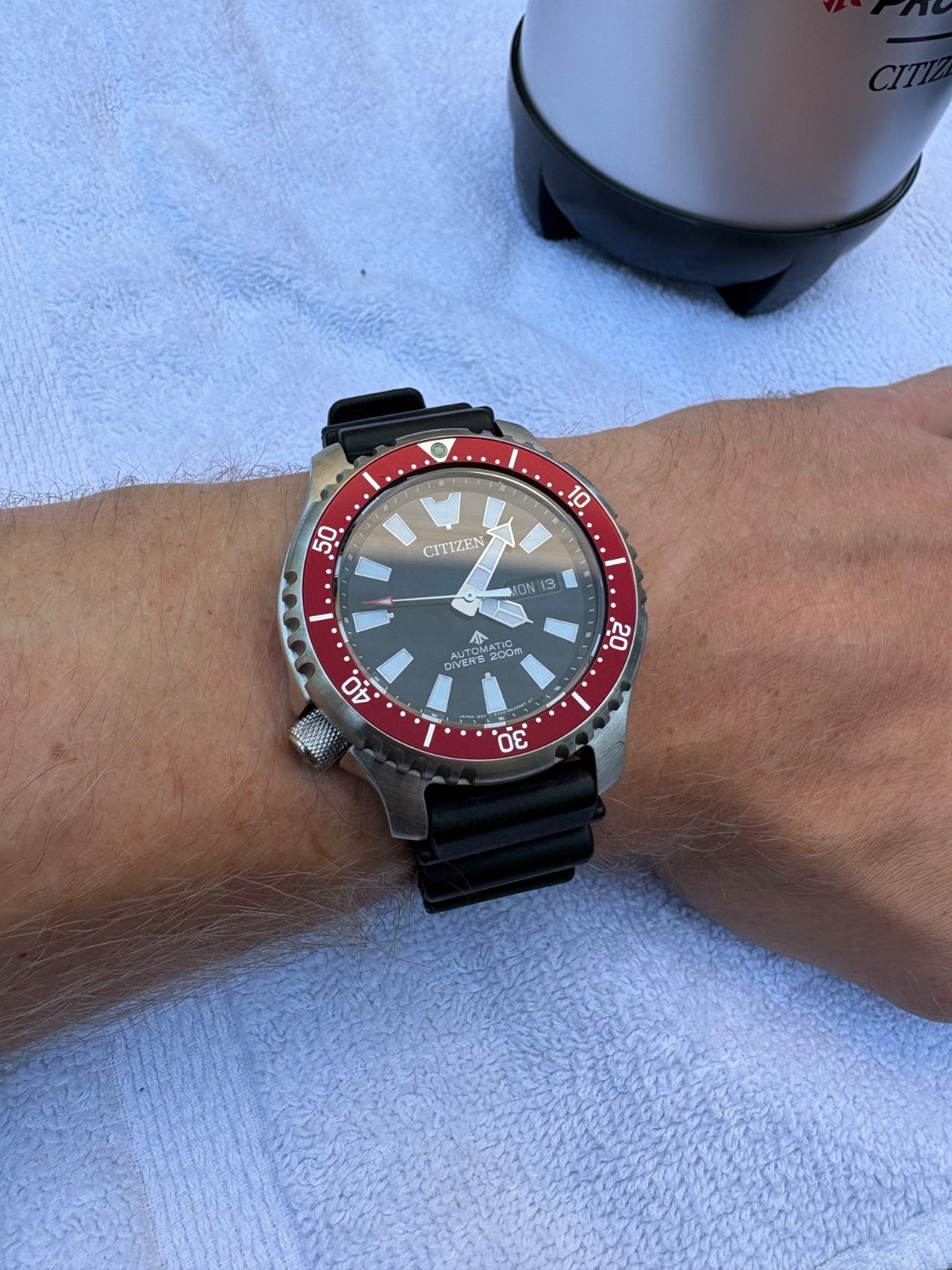 Citizen Promaster “fugu” NY0156-04E Automatic Dive Watch – Full Kit + Citizen Br