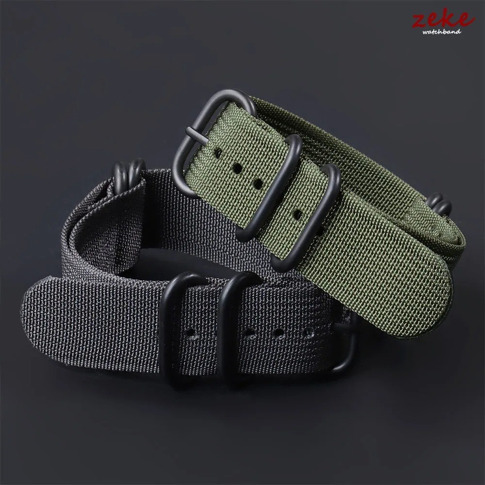 18mm 20mm 22mm 24mm Ballistic Durable Military Nylon Wrist Watch Band Strap