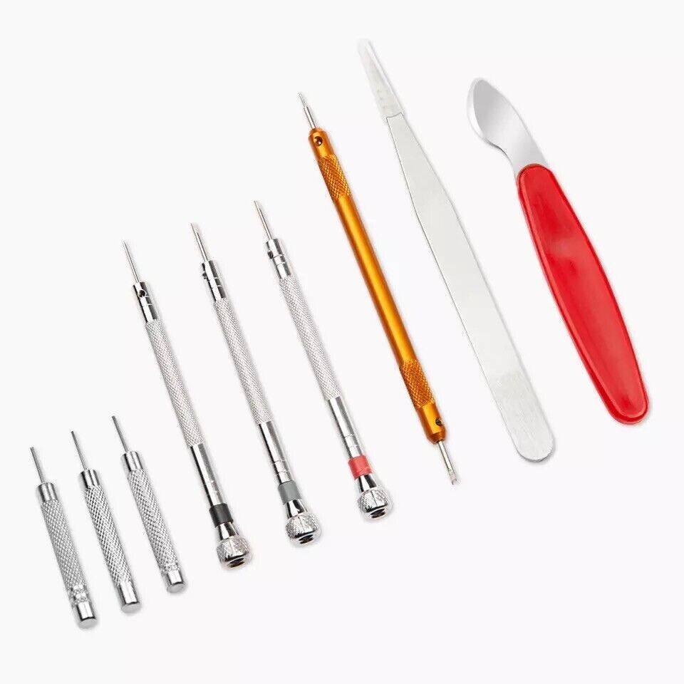 Set Profesional de Herramientas Para Reparación de Reloj de 147 Piezas