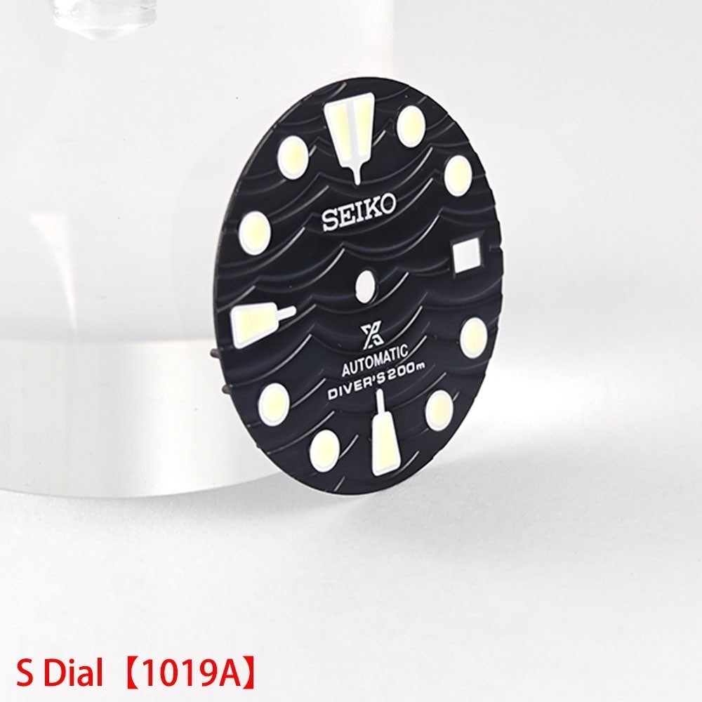 28.5mm Watch Dial Green Luminous Fit NH35 NH36 Movement Watches Faces