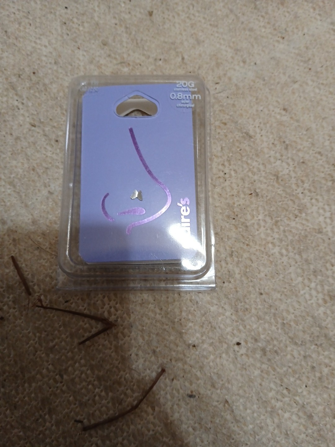 Lot Of (2) Nose Piercing Jewelry From Claire’s NWT MSRP 9.95 Each 20G 0.8mm