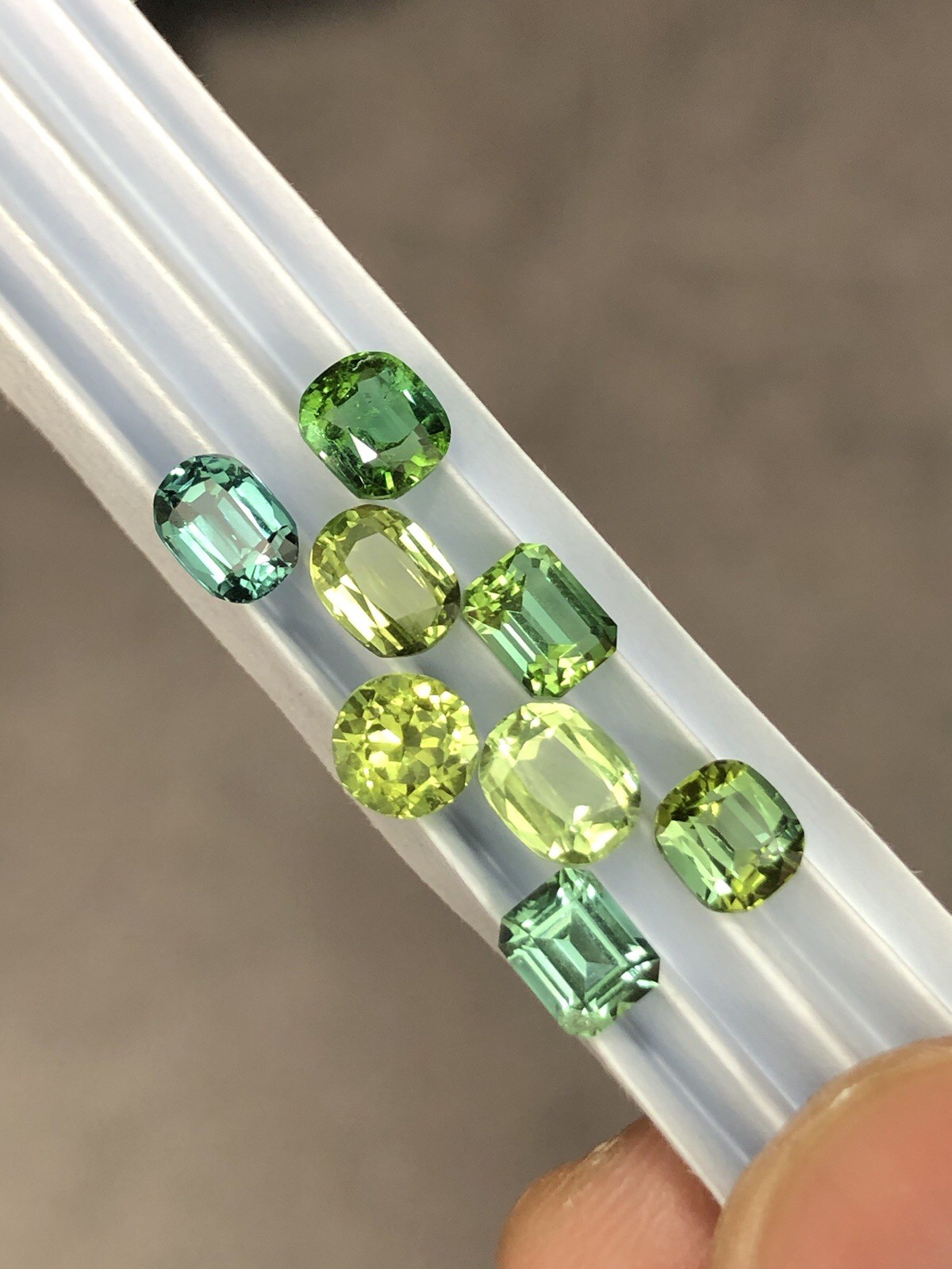 4 Carat Natural Multi Color Tourmaline – Faceted Afghanistan Tourmaline