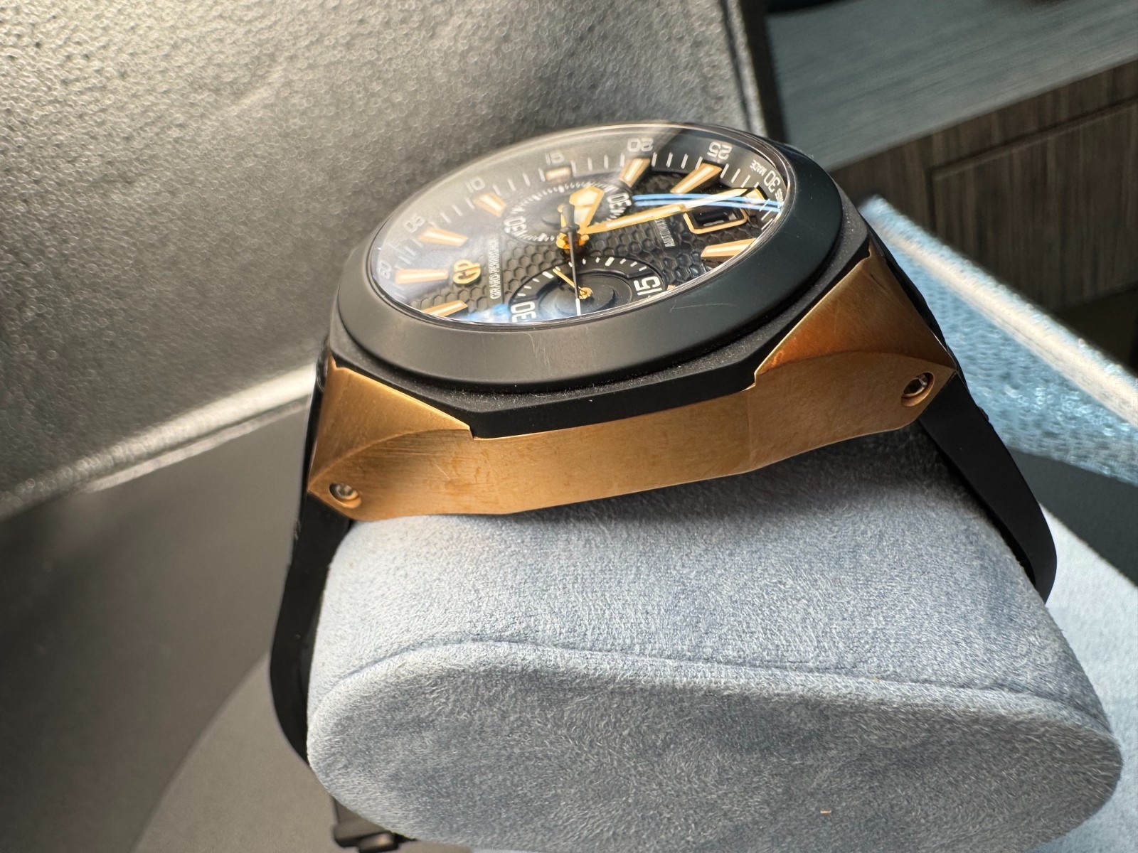 Girard-Perregaux Chrono Hawk Ceramic and Rose Gold
