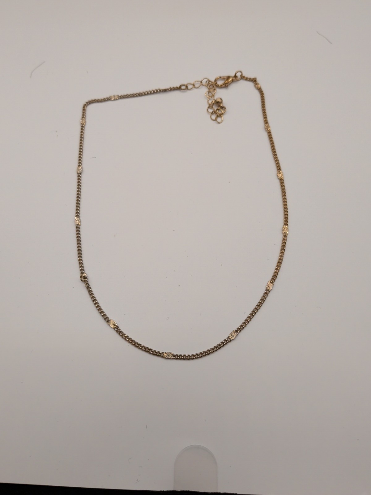 Gold Toned Single Strand Chain