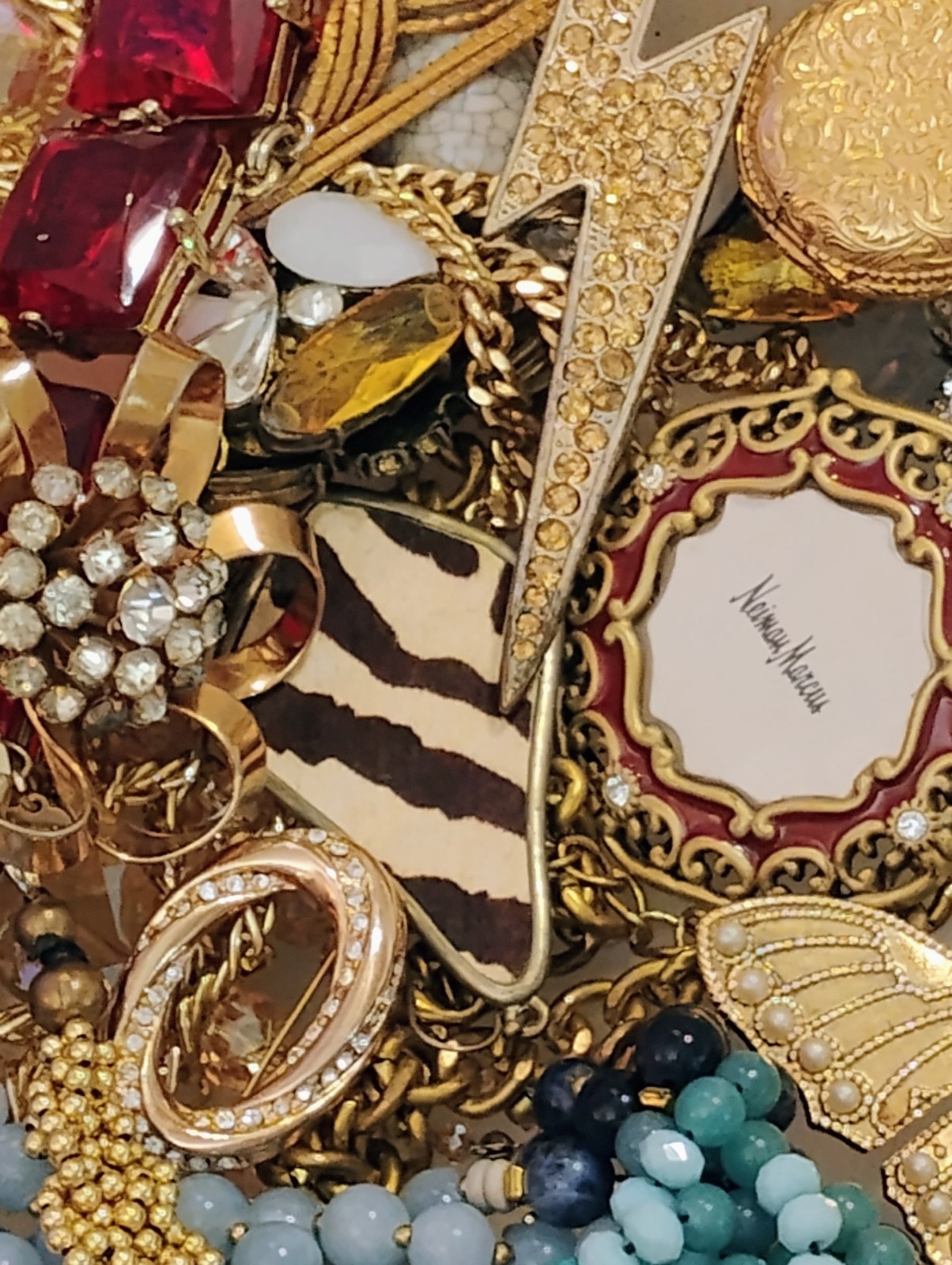 3 Pound Lb # Bulk Costume Fashion Jewelry Lot Junk Craft Resale Multi Purpose