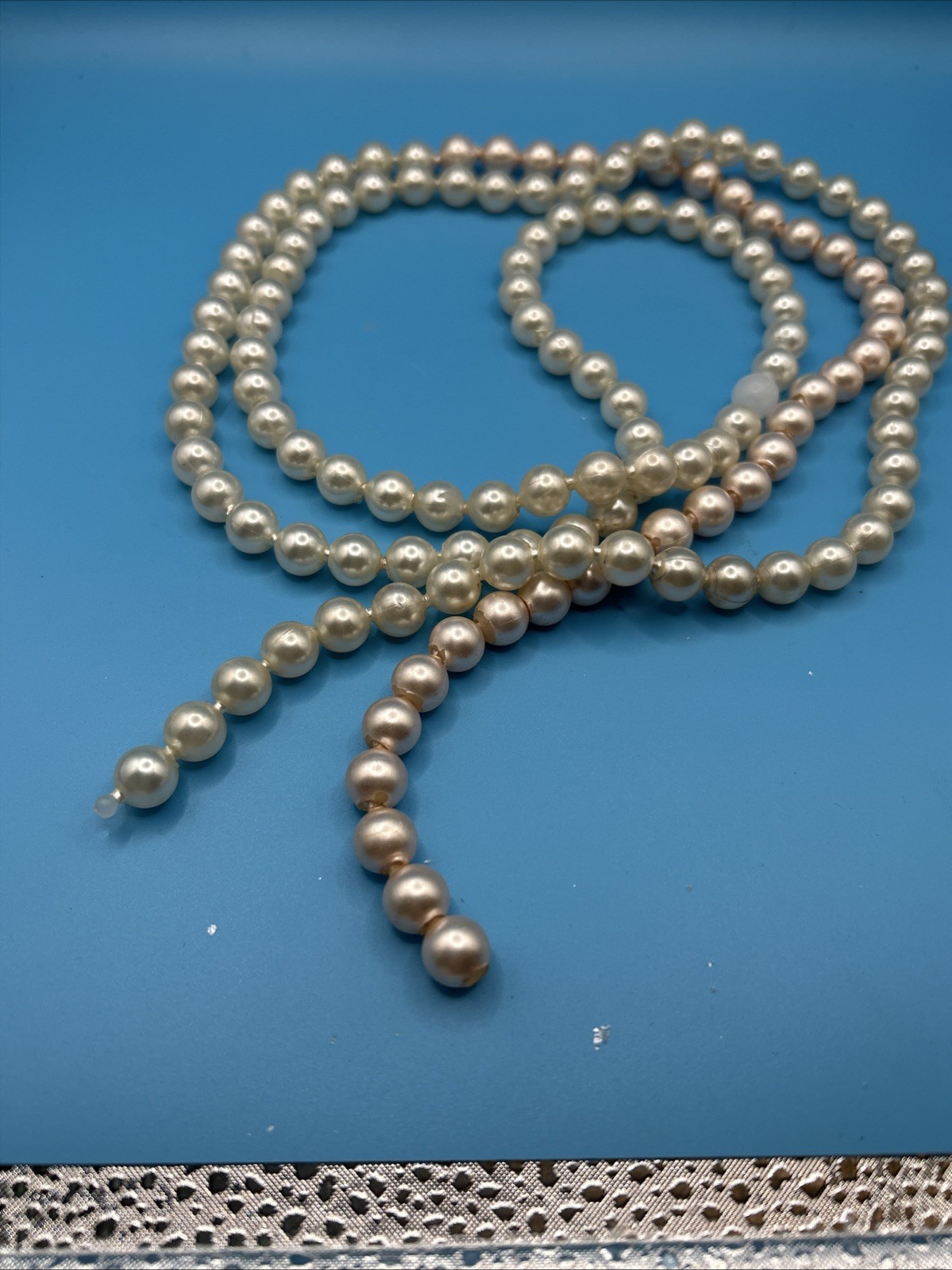 Lot Of 11 Vintage Mixed Strands Of Estate Faux Pearls (see Description)