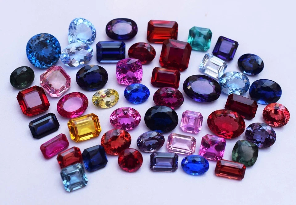 50 Ct Natural Multi Color Topaz Mixed Shape Flawless Certified Gemstone Lot