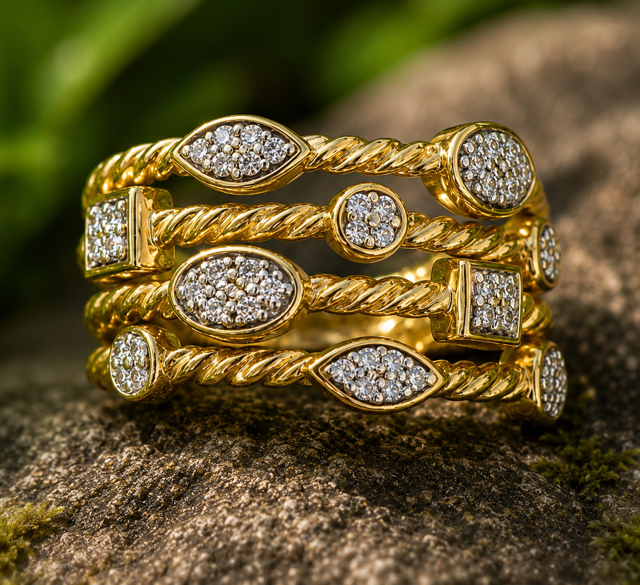 1.20Ct Natural Moissanite Tester Pass Wedding Band Ring 14K Yellow Gold Plated