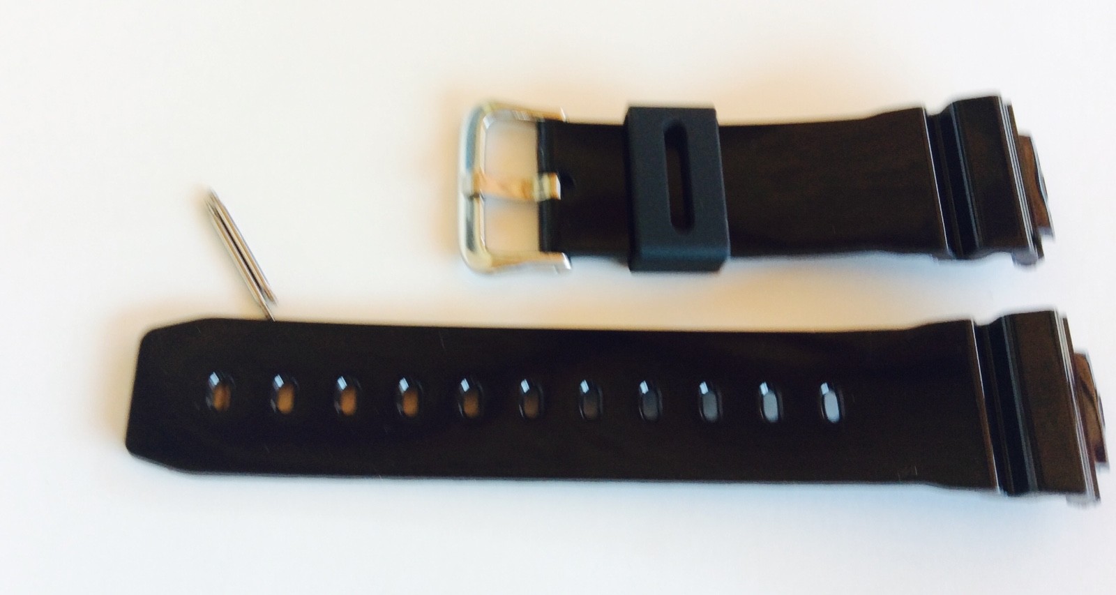 Fits Casio G Shock DW-6900 CB Series Shiny Black Watch band Strap generic
