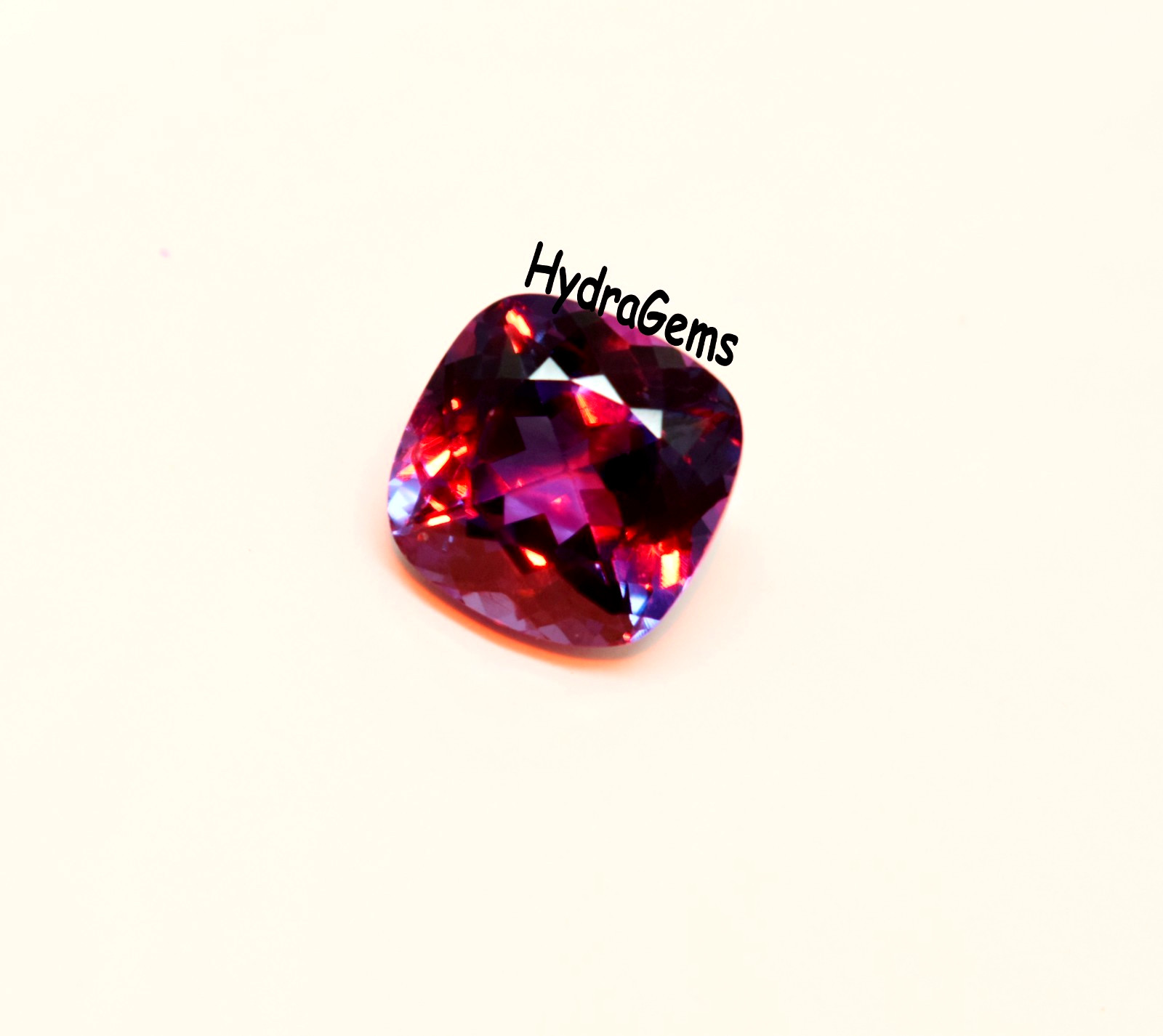10.95 Ct Natural Russian Color Change Alexandrite Cushion Cut Certified Gemstone