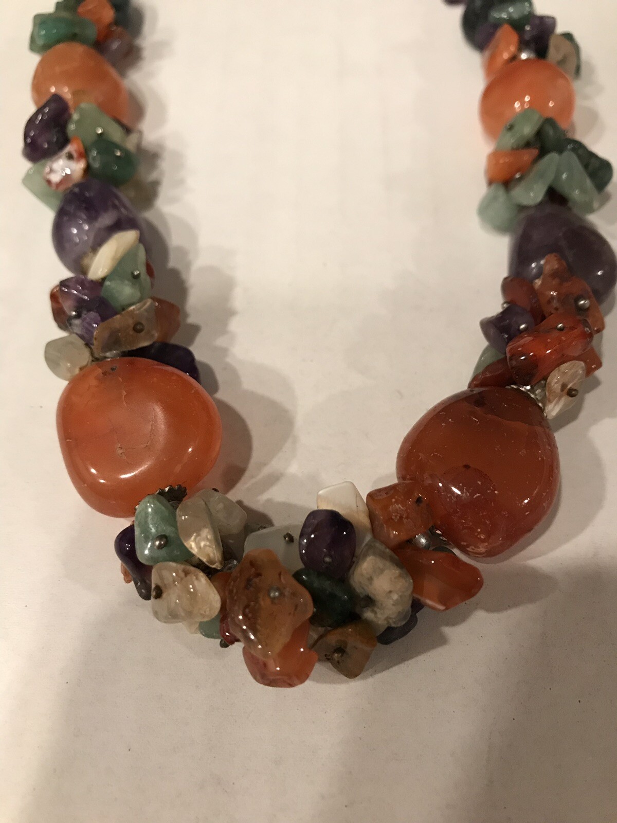 handmade jewelry Natural Multi-Stone Necklace Made In Armenian
