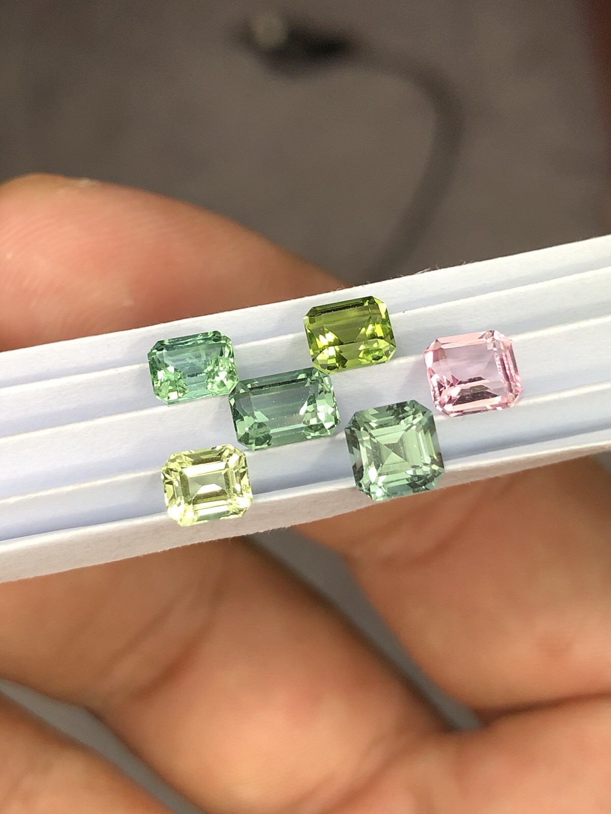 4 Carat Natural Multi Color Tourmaline – Faceted Afghanistan Tourmaline