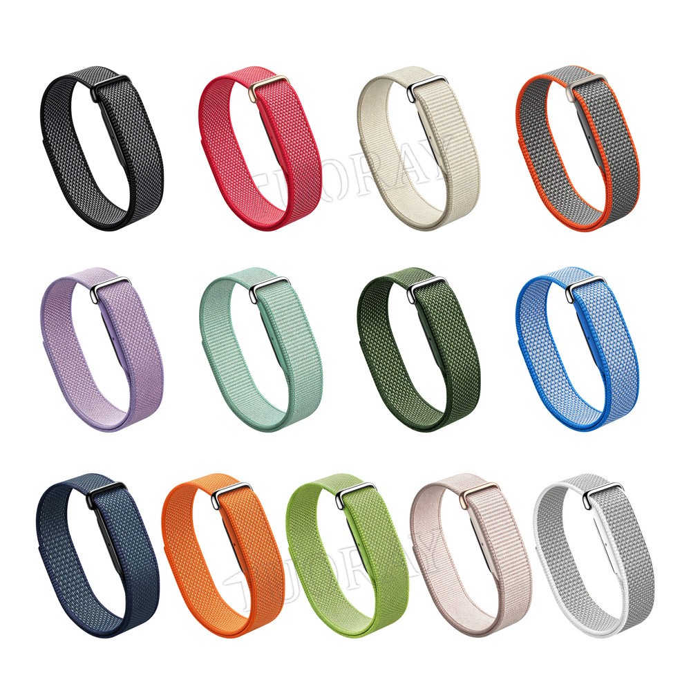 For Google Fitbit Air Adjustable Nylon Loop Band Sport Strap Wristband Bracelets