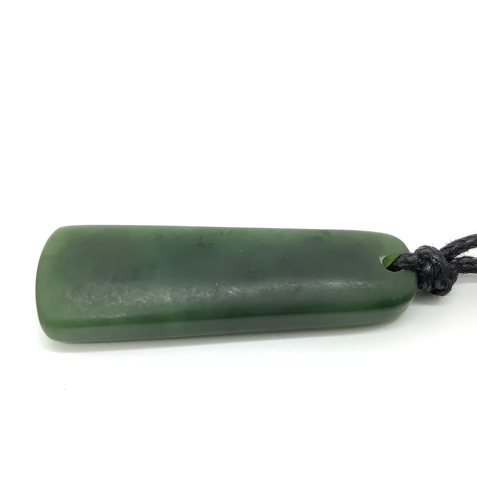 Canadian Jade Pendant Simple Green Nephrite Jade Stone Necklace BC Canada