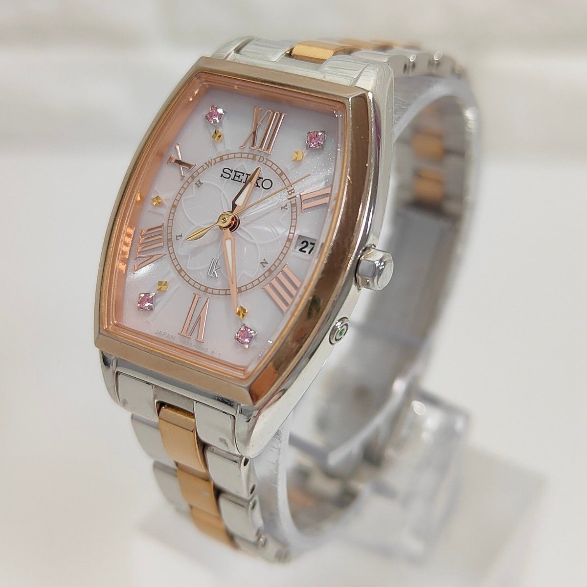 SEIKO LUKIA SSVW198 Radio Solar Limited Pink Watch