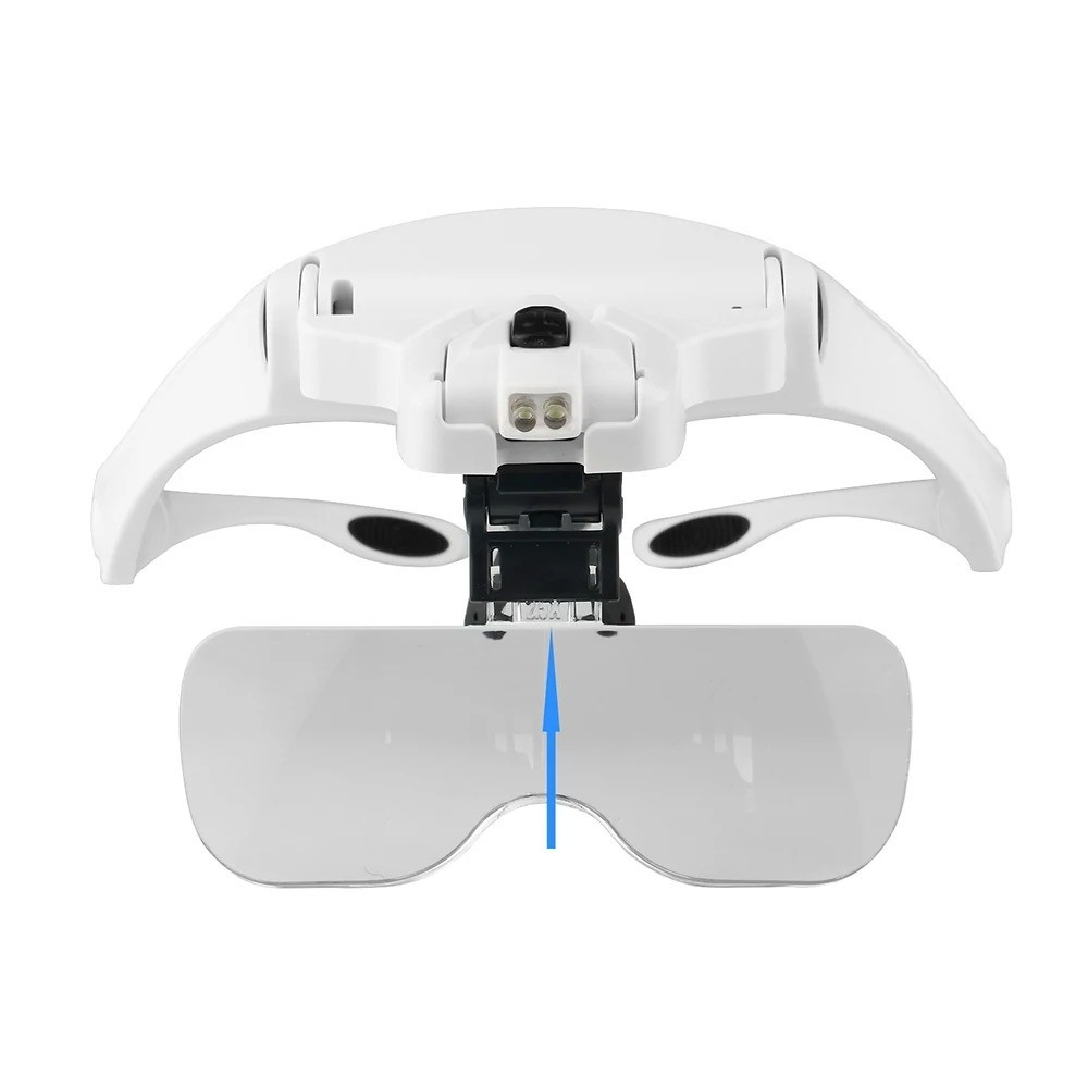 Magnifying Glasses Reading Illuminated Loupe Magnifier 1.0X 1.5X 2.0X 2.5X 3.5X